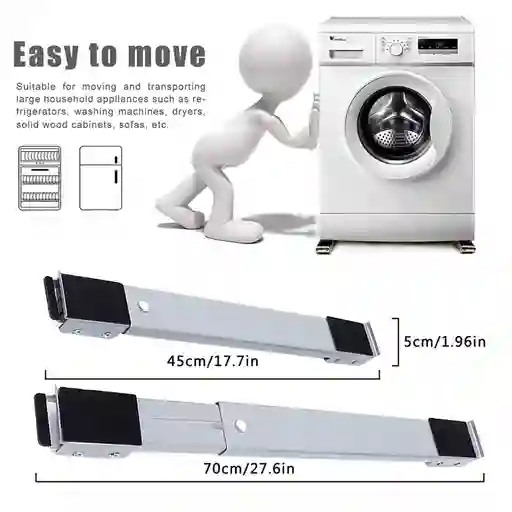 Soporte Movil Para Lavadoras Y Neveras