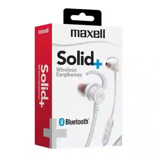 Maxell Audífonos Bluetooth Solid+ Bt-100 / Inalámbricos / Recargables