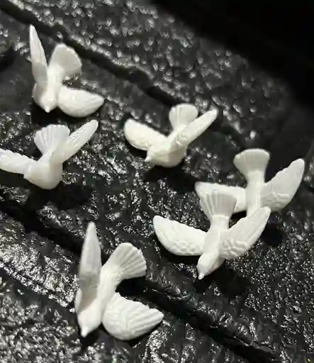 Animales Para Maqueta Palomas X6 Unidades Palomas X6 Unidades