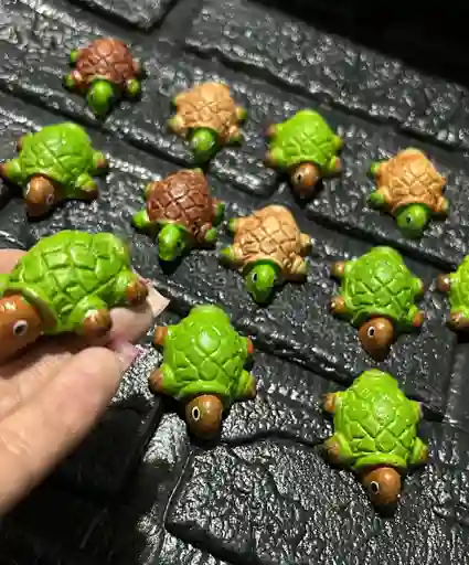 Animales Para Maqueta Tortuga X12 Unidades Tortuga X12 Unidades