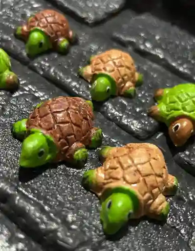 Animales Para Maqueta Tortuga X6 Unidades Tortuga X6 Unidades