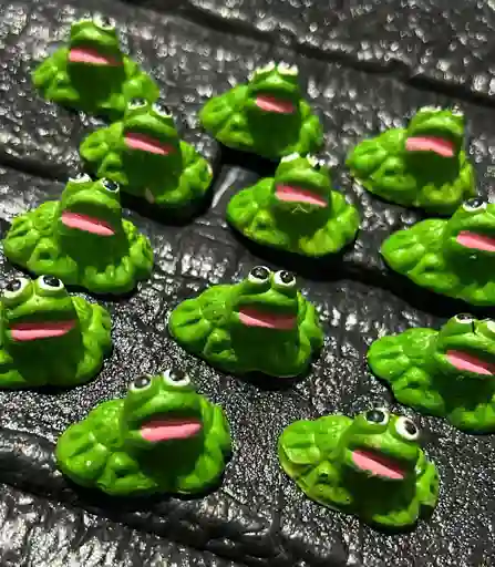 Animales Para Maqueta Sapo O Rana X12 Unidades Sapo O Rana X12 Unidades