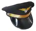 Sombrero De Piloto Negro
