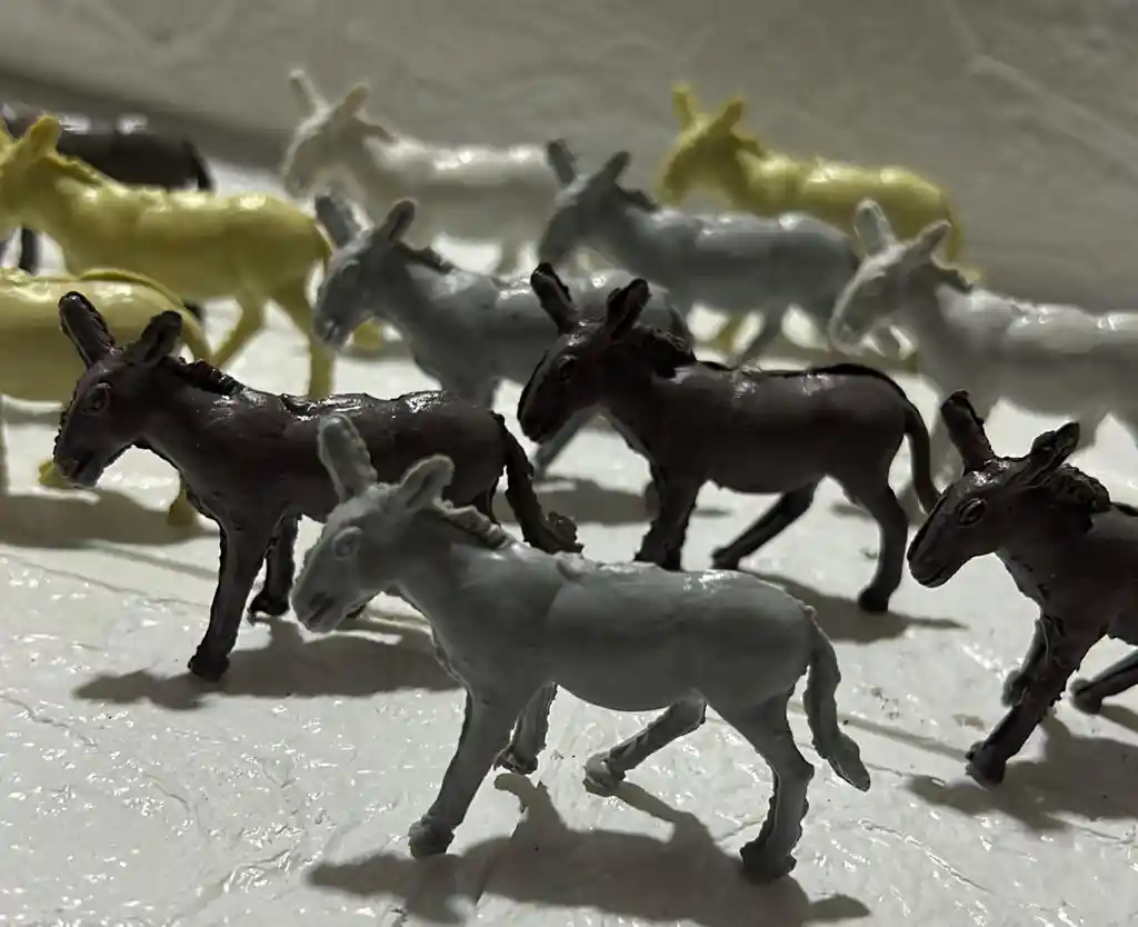 Animales Para Maqueta Burros X12 Unidades Burros X12 Unidades