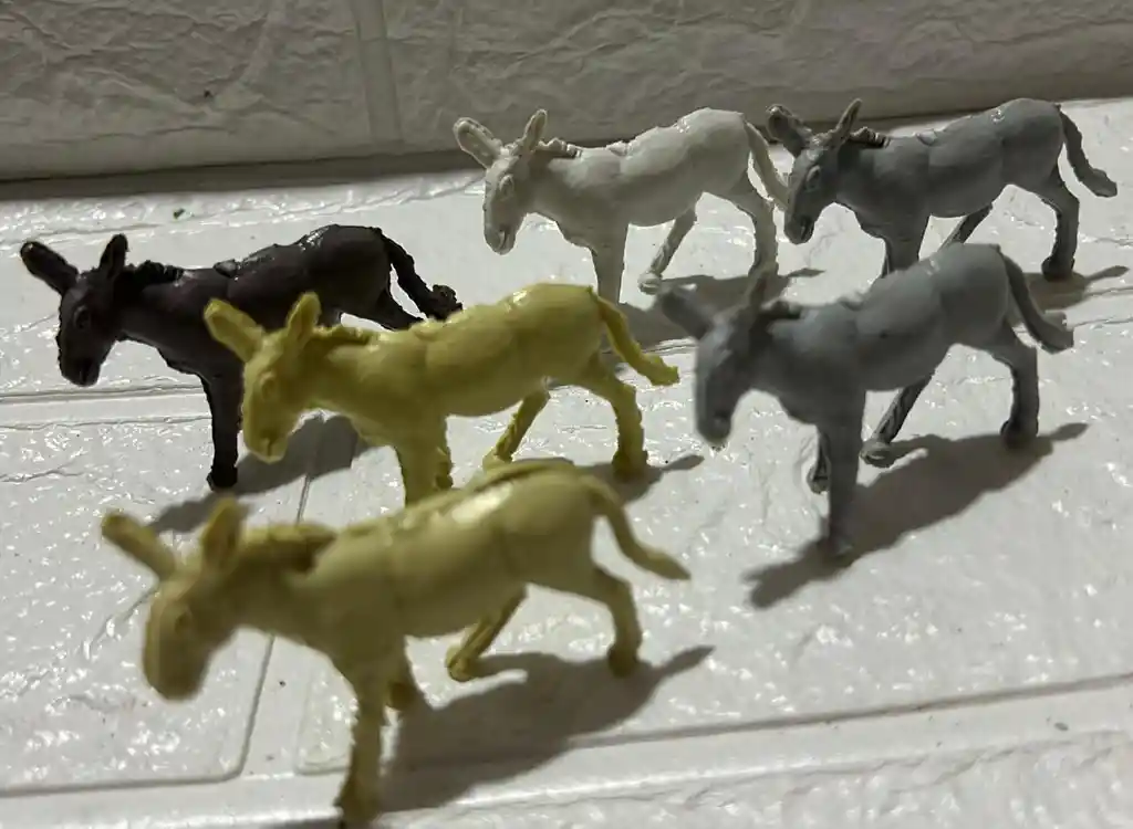 Animales Para Maqueta Burros X6 Unidades Burros X6 Unidades