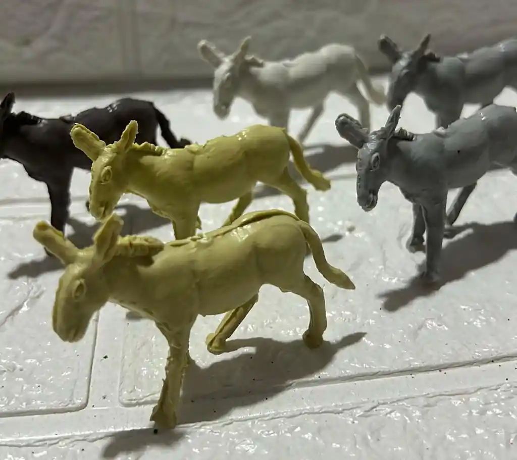 Animales Para Maqueta Burros X6 Unidades Burros X6 Unidades