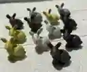 Animales Para Maqueta Conejos X12 Unidades Conejos X12 Unidades