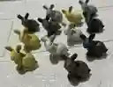 Animales Para Maqueta Conejos X12 Unidades Conejos X12 Unidades
