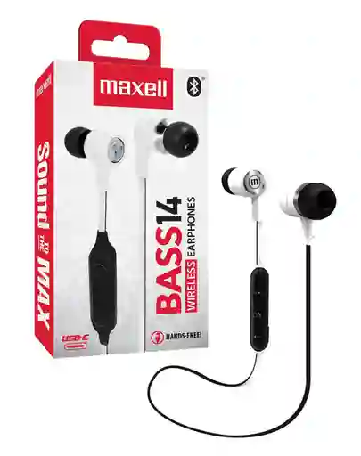 Audífonos Maxell Bluetooth Original Bass Bt14 Original Manoslibres