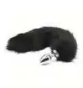 Plug Anal Cola De Zorro Black Disfraz Lencería Bondage Acostumbrador Anal