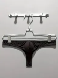 Tanga Lenceria Sexy Gay Masculino Hilo Lancería Erotica Hilo Dental Suspensorio Black