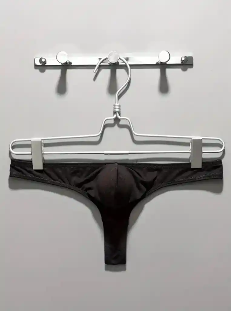 Tanga Lenceria Sexy Gay Masculino Hilo Lancería Erotica Hilo Dental Suspensorio Black