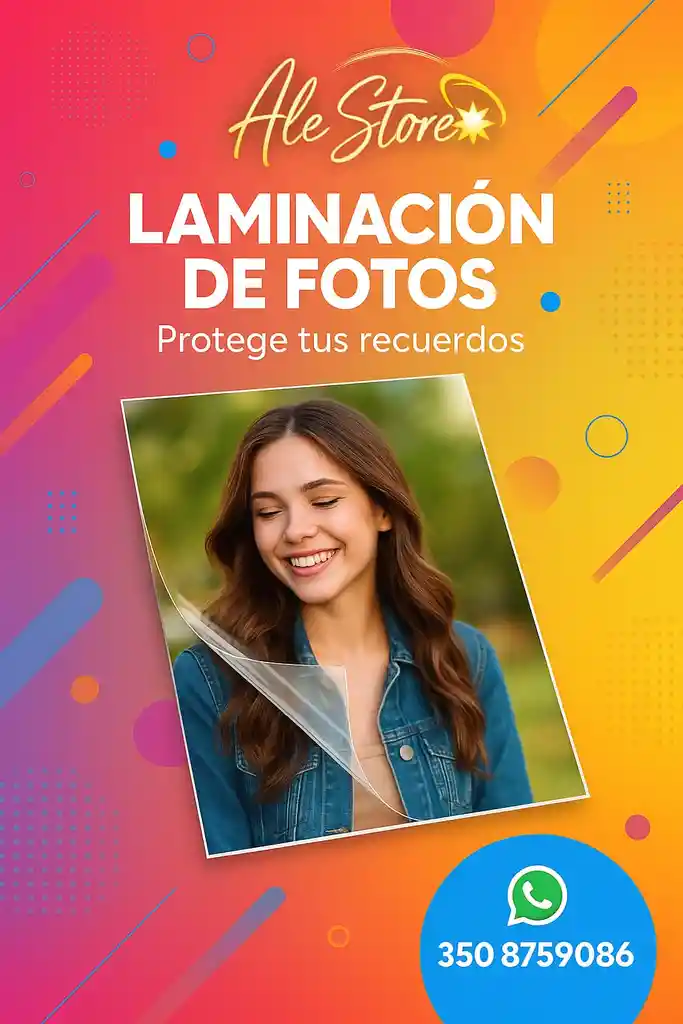 Laminación Tamaño Oficio Full Color Laser X 1und
