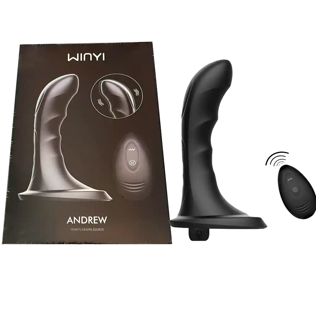 Vibrador Prostata Premium Orgasmo Masculino Prostatico Winyi Andrew Control Remoto High Quality Alta Calidad Silicona