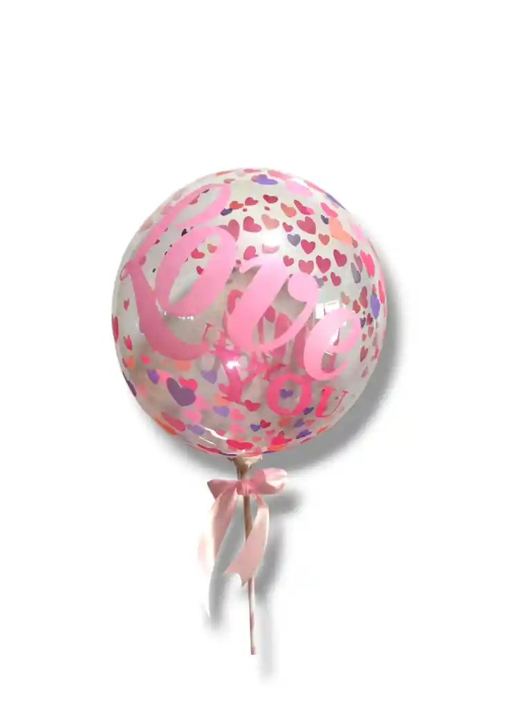 Globo Burbuja Love You 18"