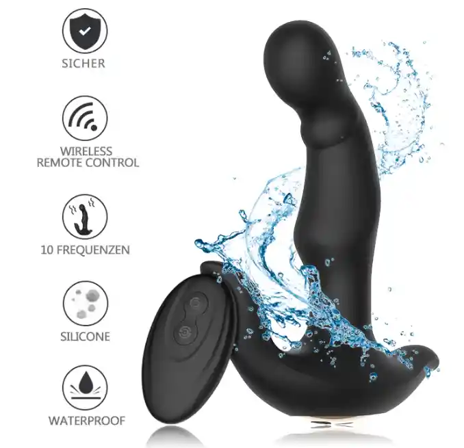 Vibrador Prostata Premium Orgasmo Masculino Prostatico Winyicharles Ii Control Remoto High Quality Alta Calidad Silicona