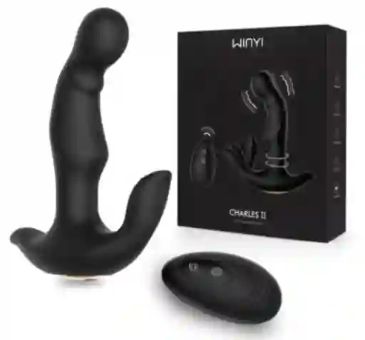 Vibrador Prostata Premium Orgasmo Masculino Prostatico Winyicharles Ii Control Remoto High Quality Alta Calidad Silicona