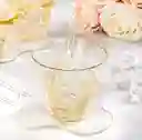 Vaso Escarchado Dorado 9 Onzas