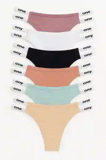 Dos Pantys Hilo En Algodon Clores Surtidos Talla L