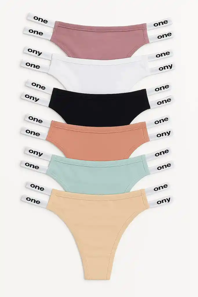 Dos Pantys Hilo En Algodon Clores Surtidos Talla M