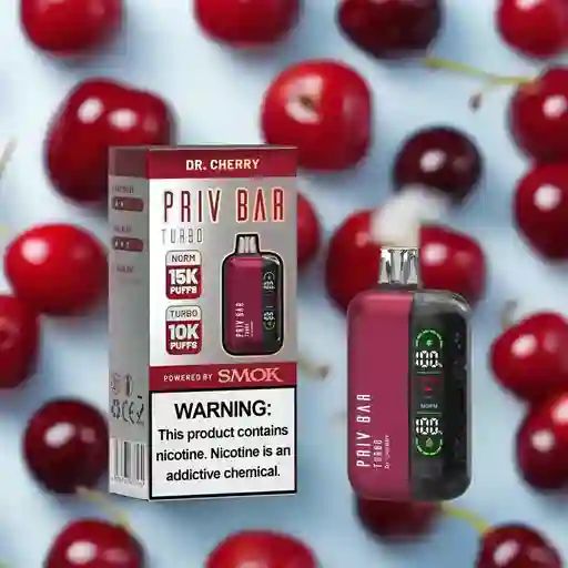 Vape Priv Bar Turbo 15k Cherry Paradise