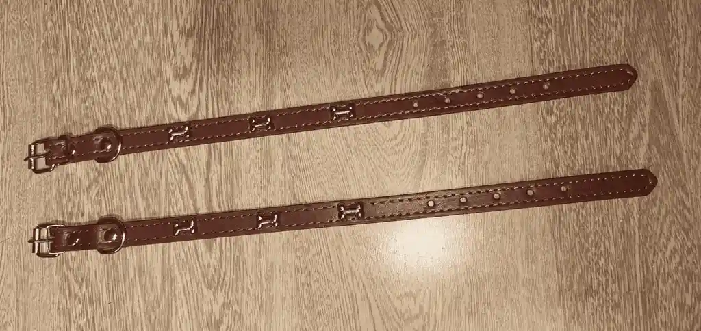 Collar Para Perro Café L