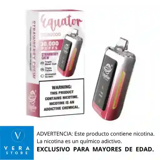 Vap Equator - Strawberry Chew - 30.000 Puffs