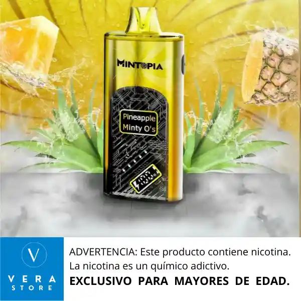 Vap Mintopia Pineapple Minty O.s - 9000 Puffs