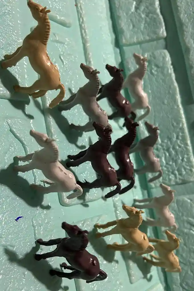 Animales Para Maqueta Caballo X12 Unidades Caballo X12 Unidades