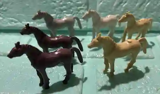 Animales Para Maqueta Caballo X6 Unidades Caballo X6 Unidades