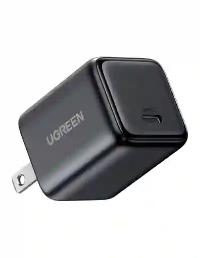 Mini Cargador Ugreen 20w Carga Rápida Pd Gan Usb C Color Gris