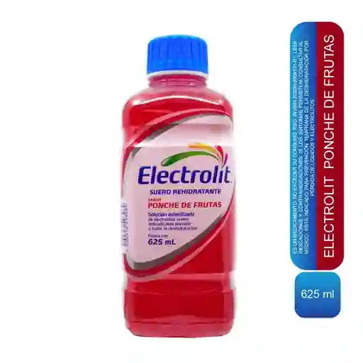Electrolit Suero Hidratante Sabor Ponche De Frutas 12 Unidades / 625 Ml