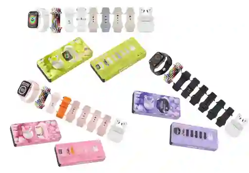 Combo Reloj Inteligente K27 Mini + Audífonos + Correas Intercambiables