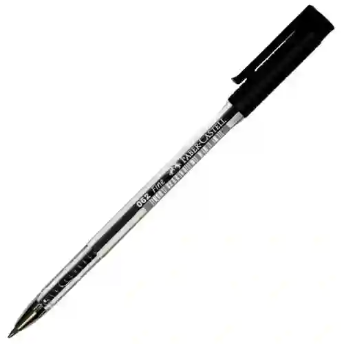 Faber Castell Boligrafo 062 - Negro