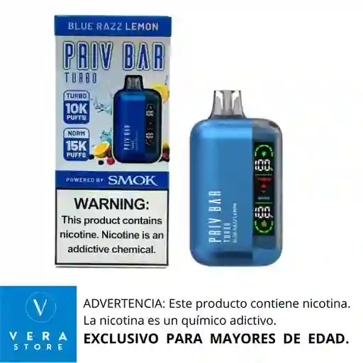 Vap Priv Bar Blue Razz Lemon - 15000 Puffs