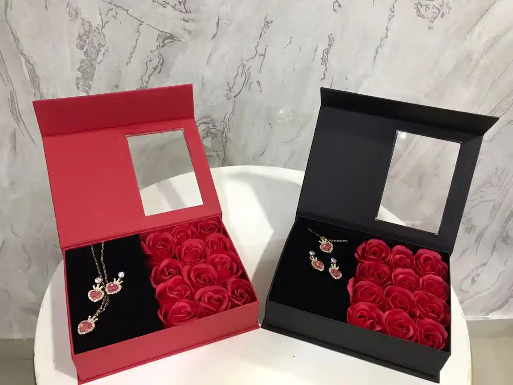 Caja Joyero Con Flores