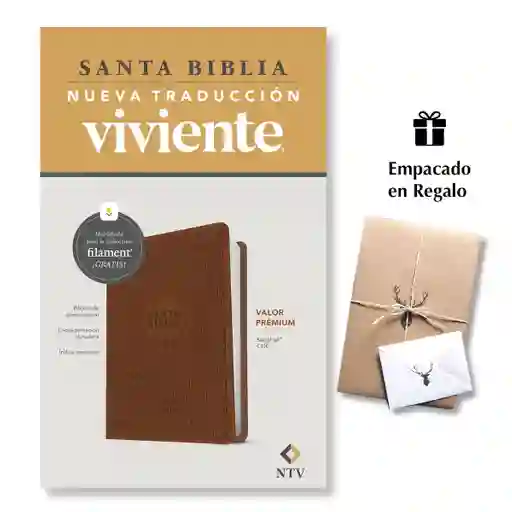 Biblia Valor Prémium Ntv Con Filament Sentipiel Café