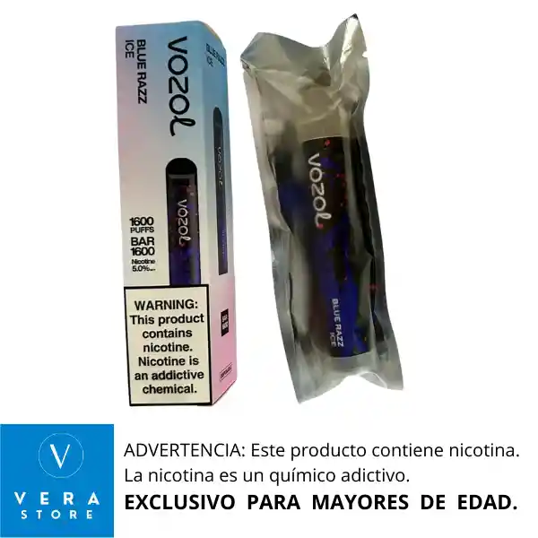 Vap Vozol - Blue Razz Ice - 1.600 Puffs