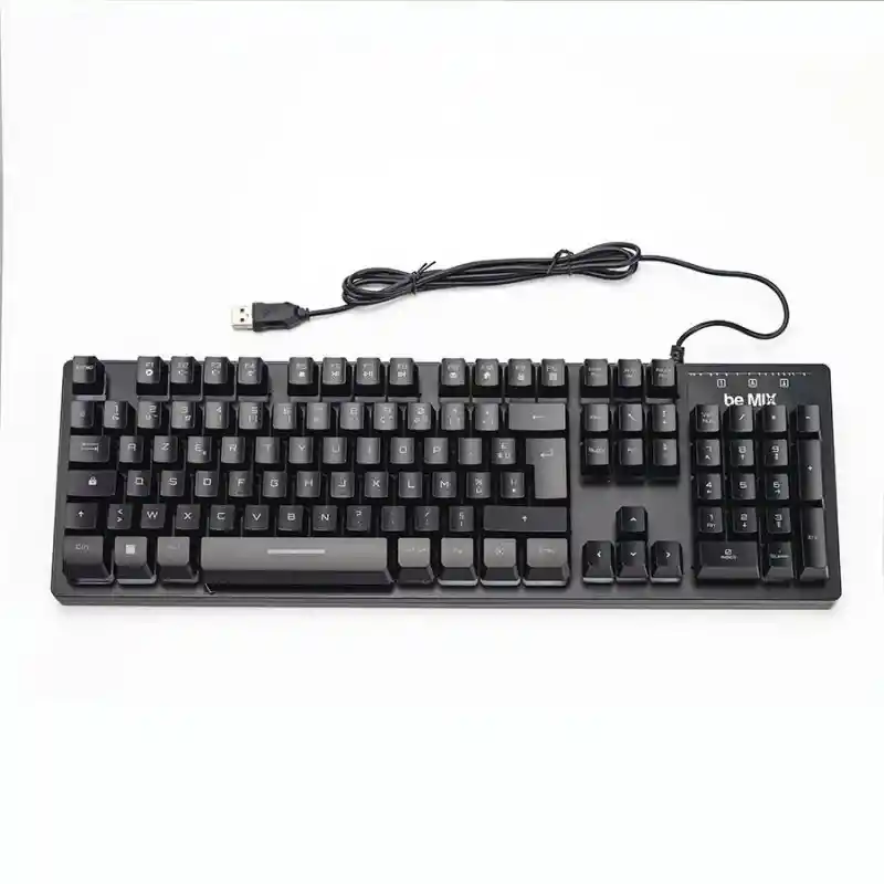 Teclado Gamer Be Mix 44.5 X 13.5 X 3.6 Cm Negro