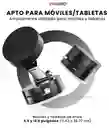 Soporte Holder Multifuncional Magnético Universal Con Ventosa Para Celulares Y Tablets Negro