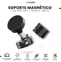Soporte Holder Multifuncional Magnético Universal Con Ventosa Para Celulares Y Tablets Negro