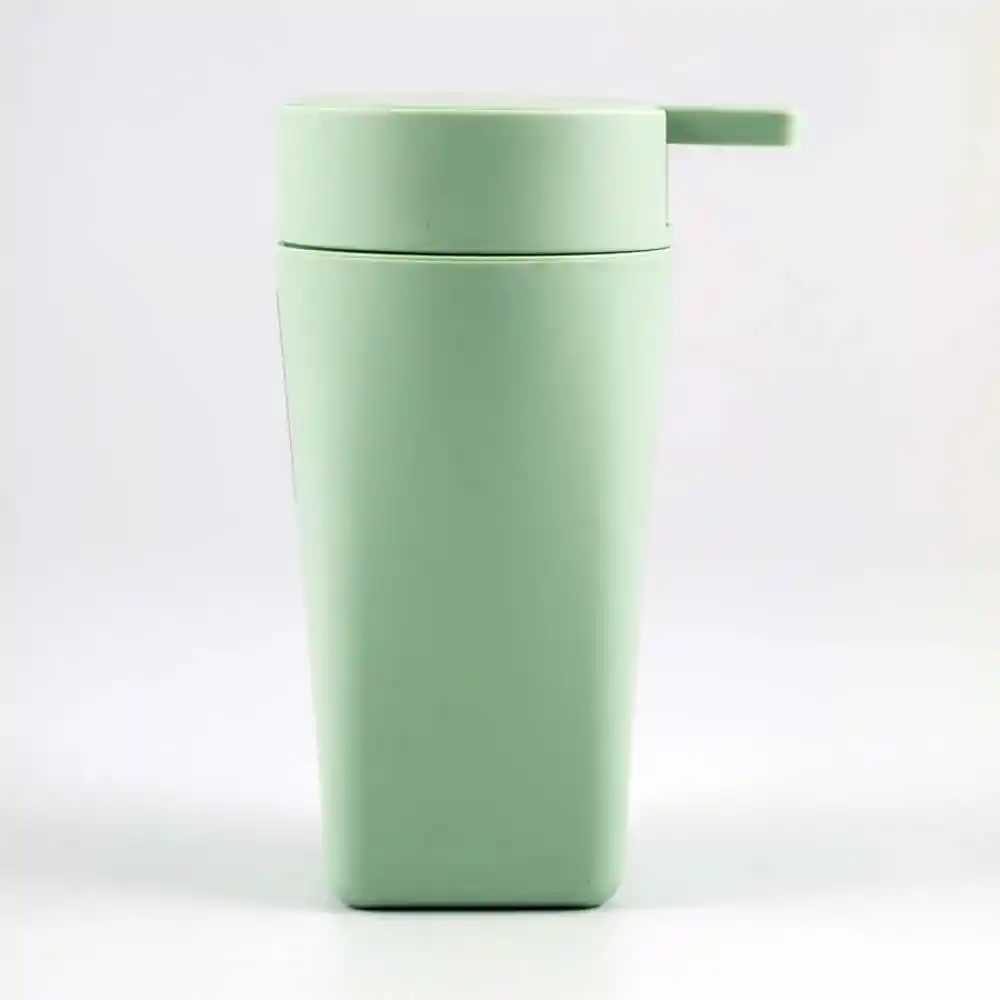 Dispensador Jabon Expressions 9x14x7cm Verde Polipropileno