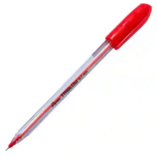 Gipao Boligrafo Semigel Triglow - Rojo