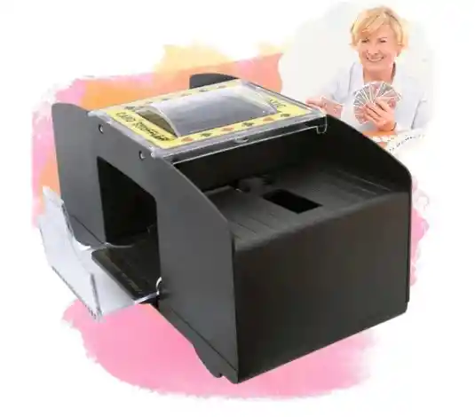 Barajador De Cartas Automático Para Barajas De 2 Pilas