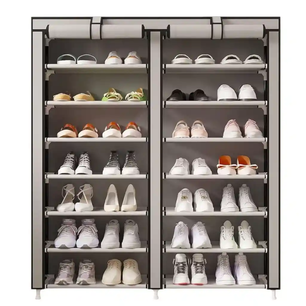 Zapatero Doble En Tela Hasta 55 Pares 120x90x25