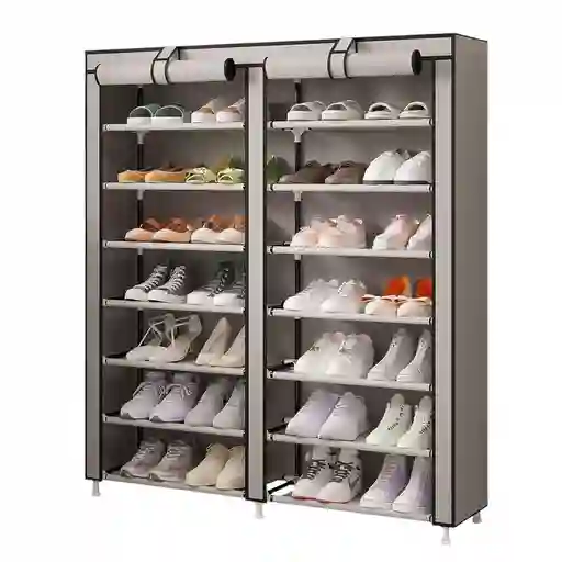 Zapatero Doble En Tela Hasta 55 Pares 120x90x25