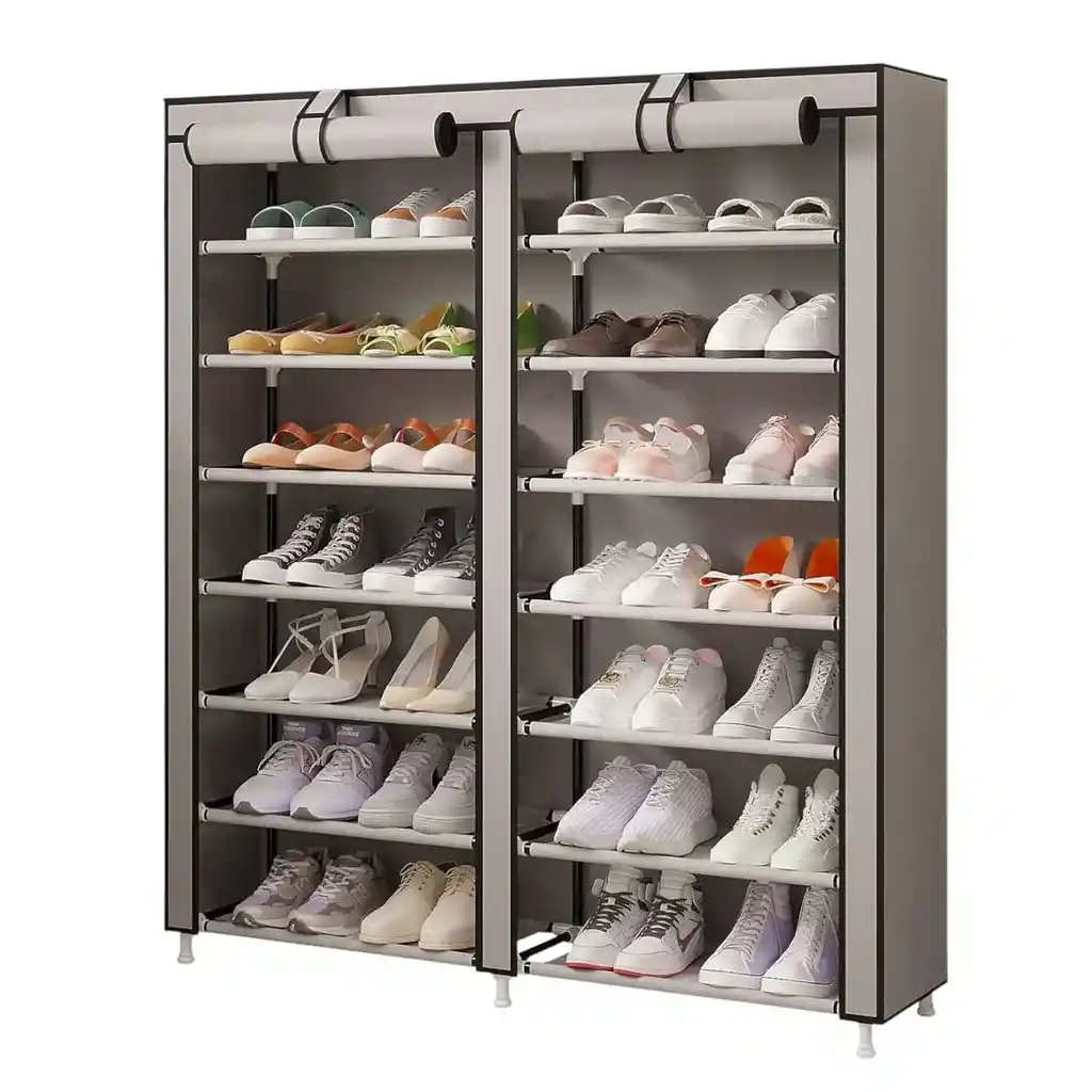 Zapatero Doble En Tela Hasta 55 Pares 120x90x25