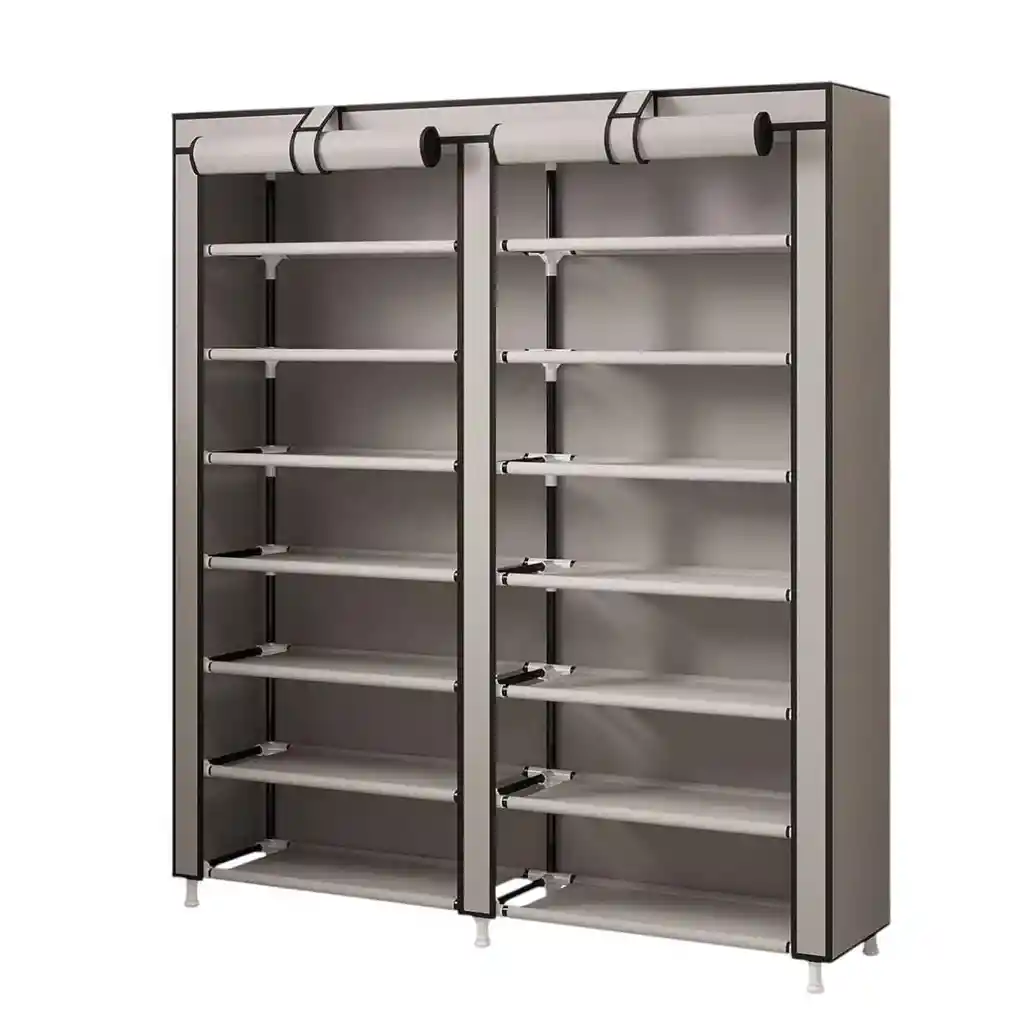 Zapatero Doble En Tela Hasta 55 Pares 120x90x25