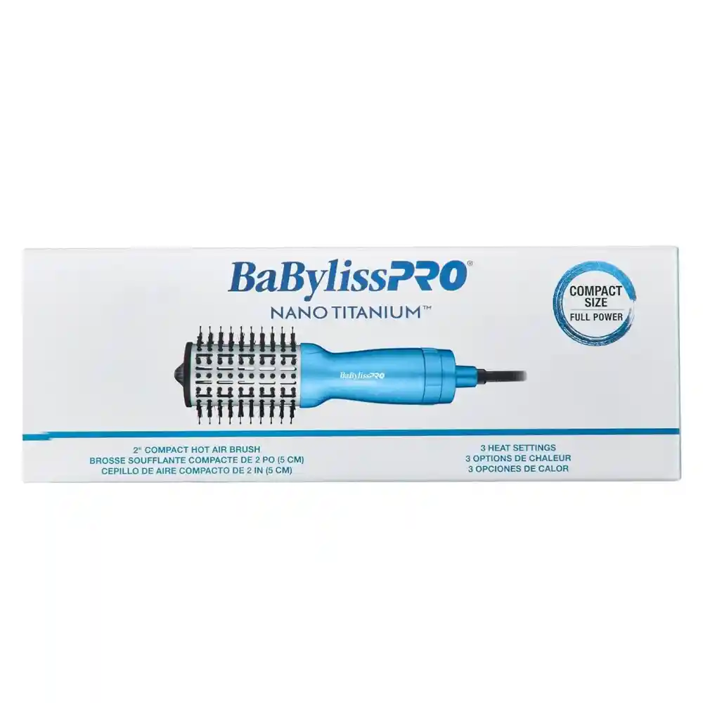 Cepillo De Aire Compacto De 2 In Babylisspro Nano Titanium