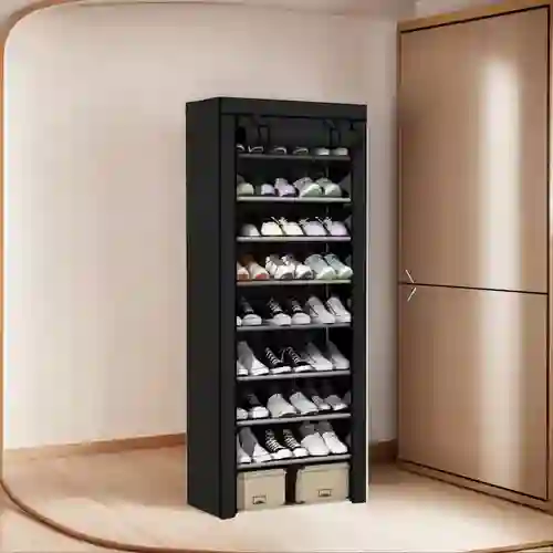 Organizador De Zapatos 9 Niveles En Tela Hasta 27 Pares 162x60x29